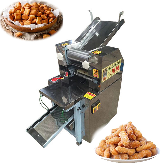 AM QDMECH M&aacute;quina autom&aacute;tica multifuncional para cortar bocadillos para barbilla, tiras de arroz y Namak Para