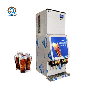 Distributeur de boissons en acier inoxydable 304 de qualit&eacute; alimentaire, machine &agrave; glace int&eacute;gr&eacute;e