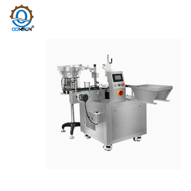 M&aacute;quina taponadora autom&aacute;tica de botellas de l&iacute;quido Oral de acero inoxidable, m&aacute;quina taponadora de un solo cabezal