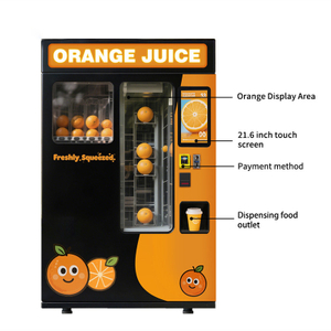 Orange Juice Vending Machine Malaking Kapasidad Fresh Squeeze Commercial Juice Dispenser Equipment