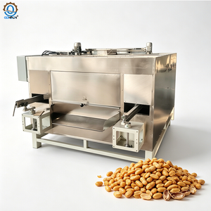 R&ocirc;tissoire industrielle d'arachide de machine de cuisson d'arachide chauff&eacute;e au charbon de bois